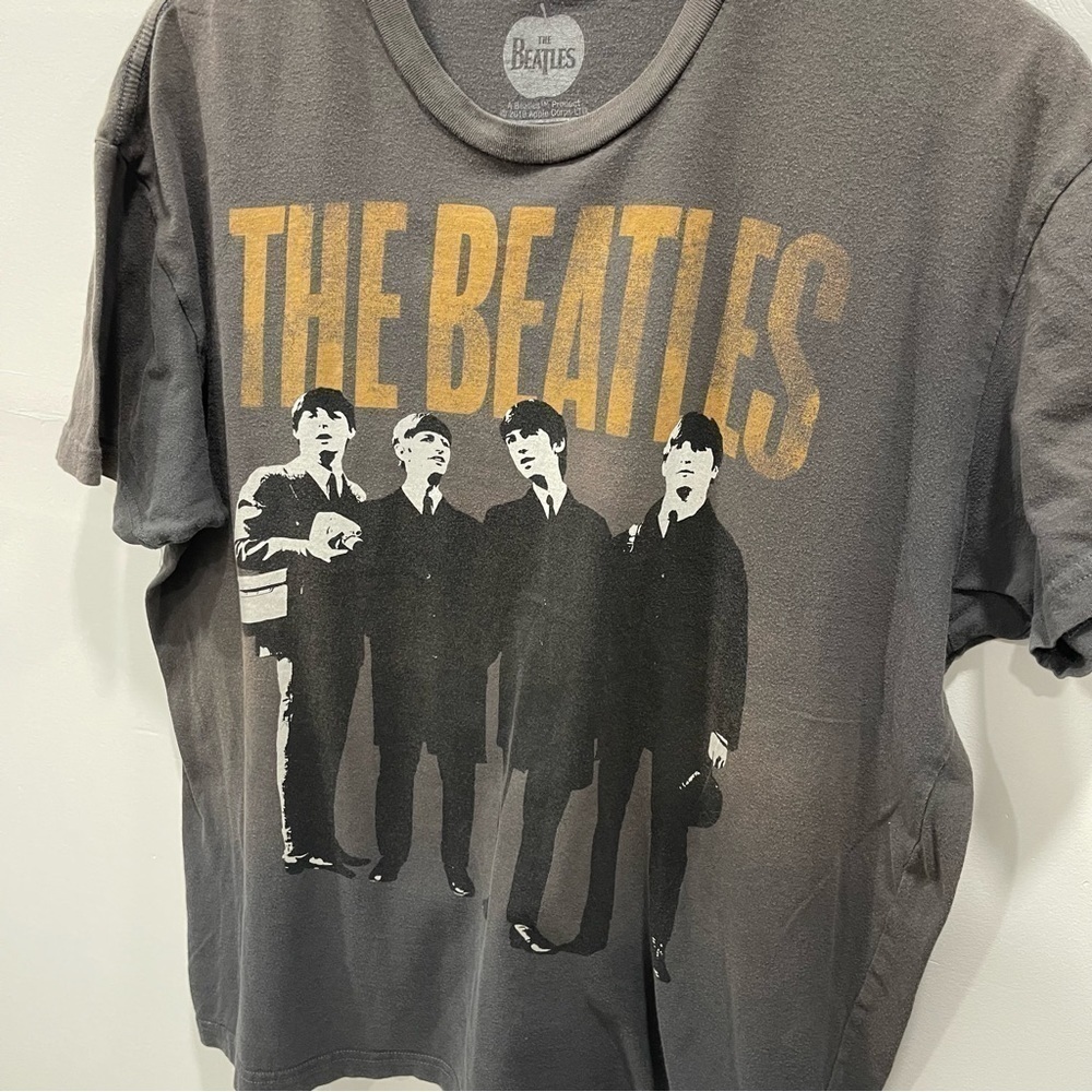 The Beatles Short Sleeve Tee T-Shirt XL Distressing - Picture 5 of 7